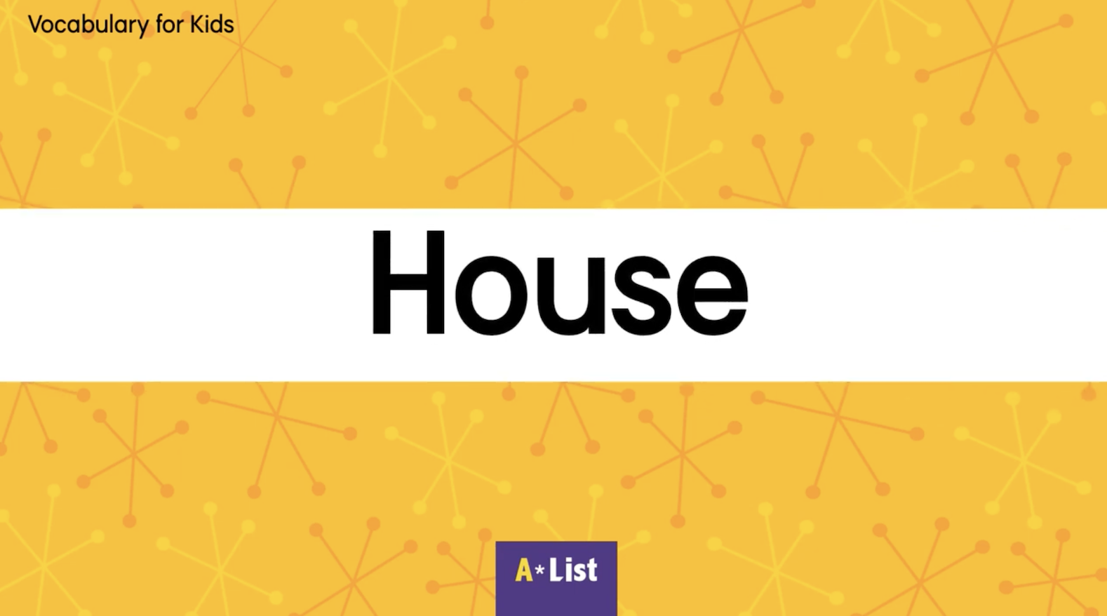 A*List! / Vocabulary for Kids 2